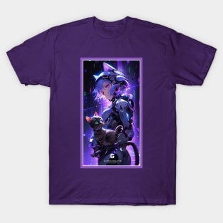 Anime Cat Girl | Quality Anime Artwork | Manga Anime Art T-Shirt